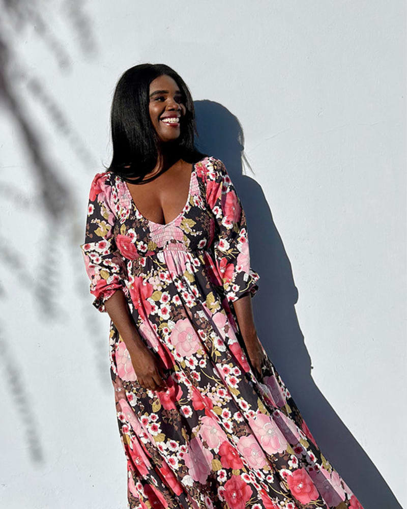70s sales maxi dress